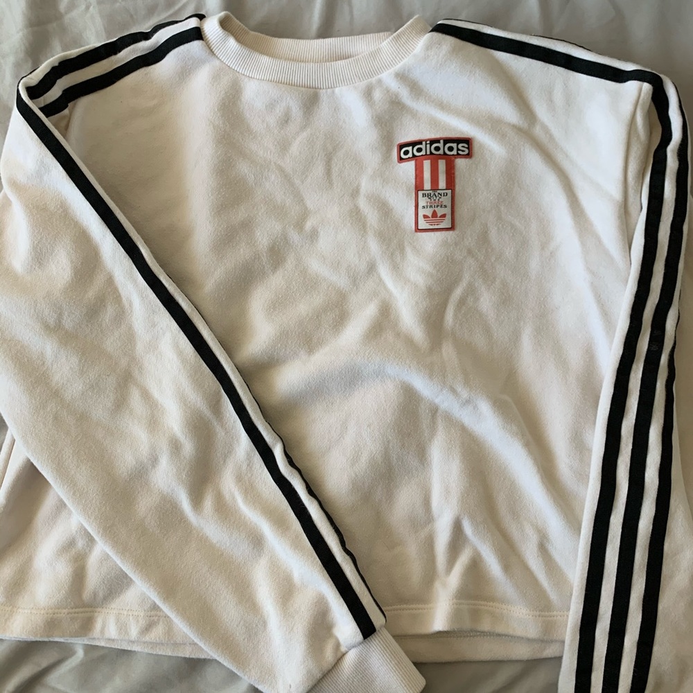 adidas cropped sweatshirt